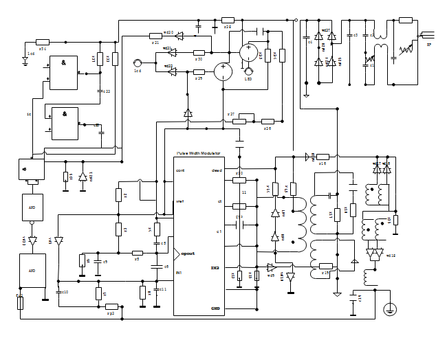 diagram of electrical circuit